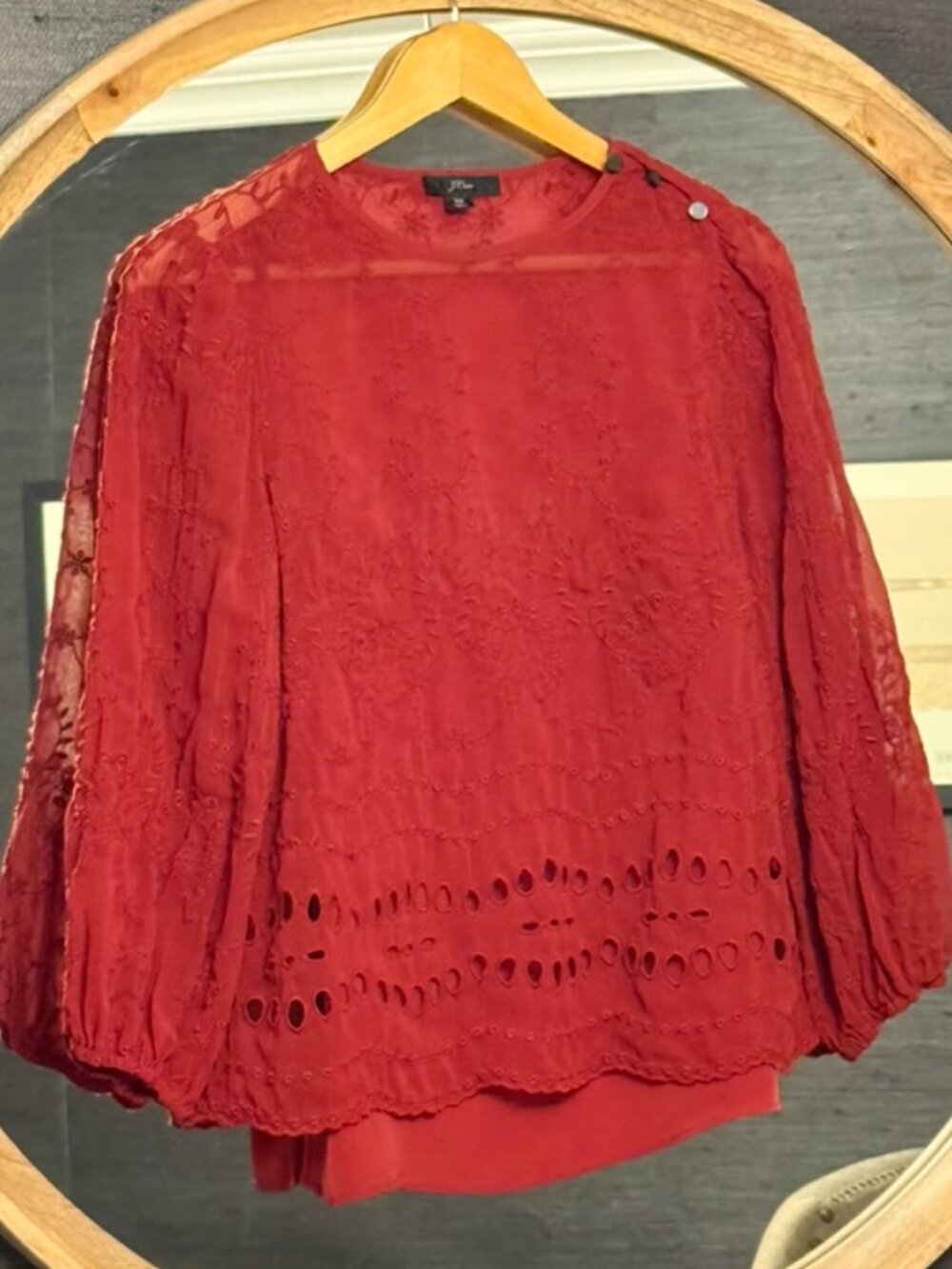 LS Silk Top with Cami Included